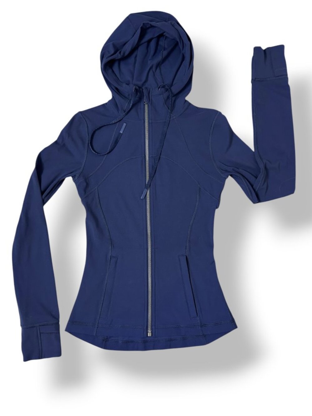 Lululemon Define Jacket Blue Hooded Zip Up Size 2